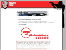Tablet Screenshot of counterforce.at